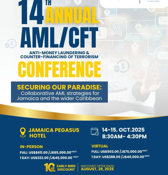 JBA/ JIFS 14th Annual AML/CFT  Conference: “Securing our Paradise: Collaborative AML Strategies for Jamaica & the wider Caribbean”